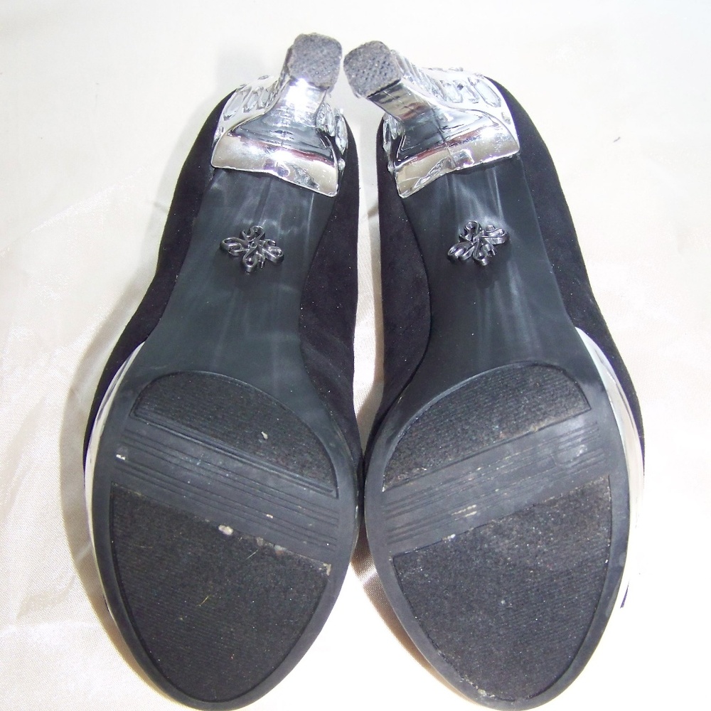 Vera Wang, Simply Vera black  stiletto platform - Picture 6 of 8